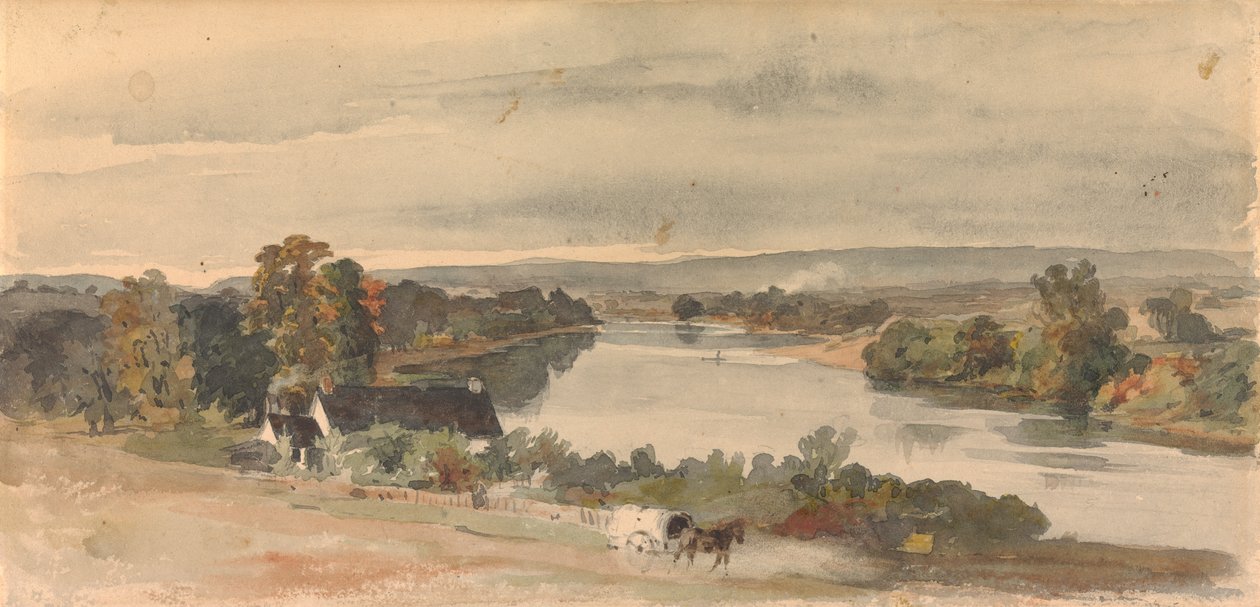 Fra "Charley's Hope" Mrs. Griffiths Place, nær Brunswick, New Jersey av Thomas Sully