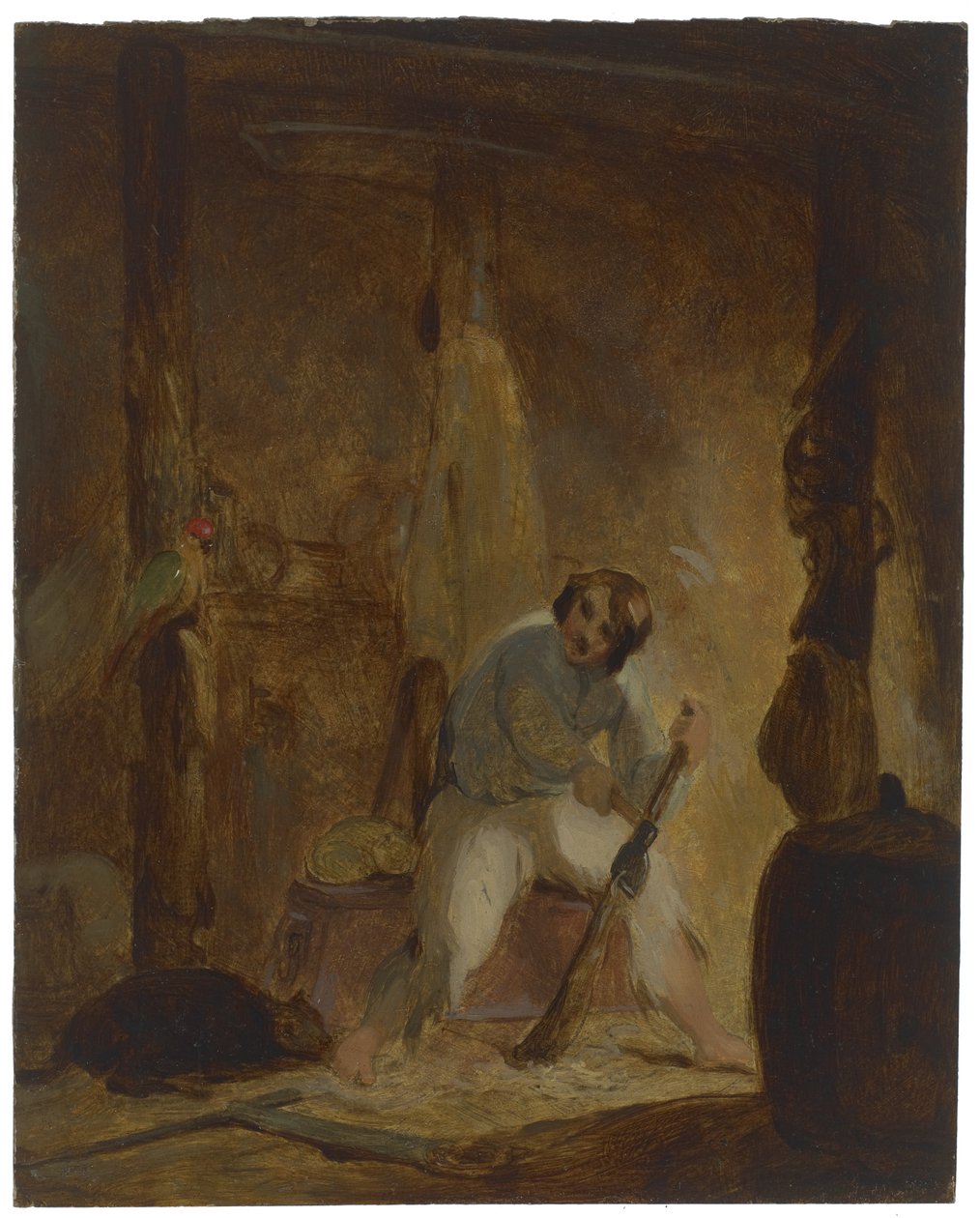 I hans hule, ca. 1856 av Thomas Sully