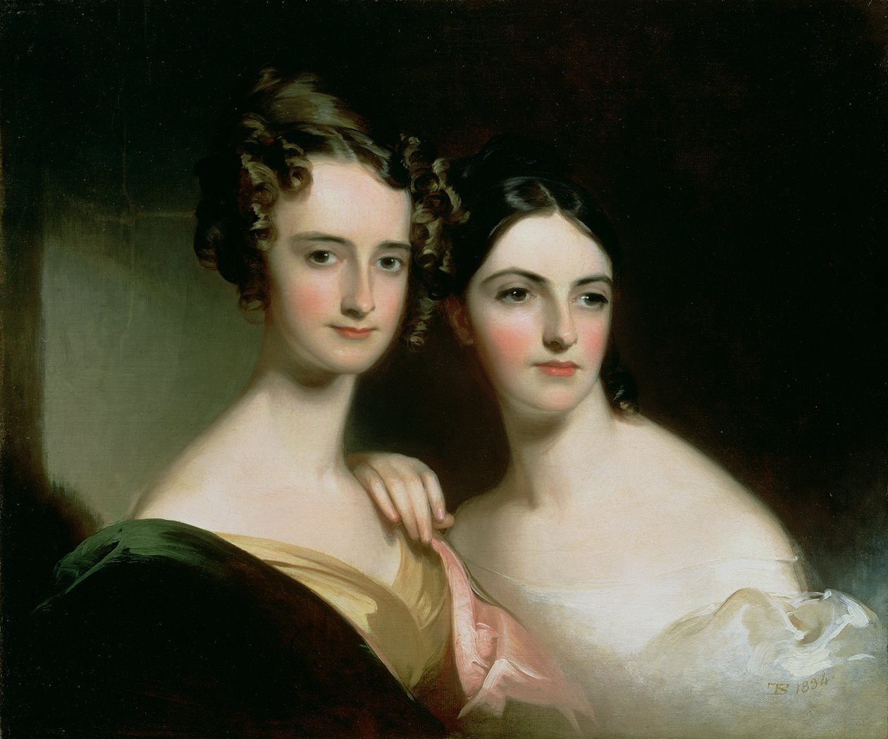 Portrett av Ellen og Mary McIlvaine av Thomas Sully