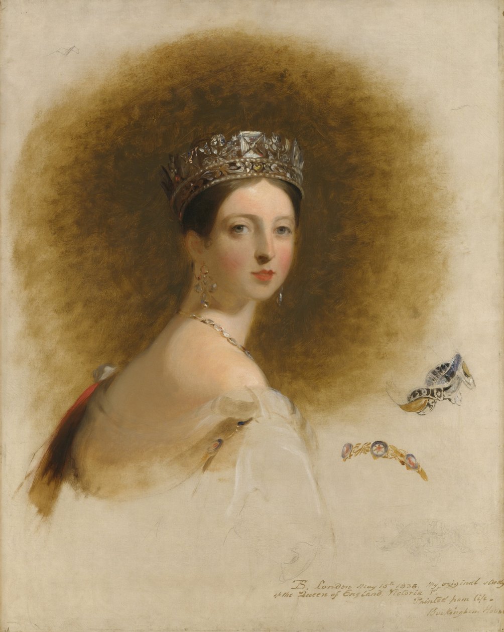 Portrett av dronning Victoria av Thomas Sully