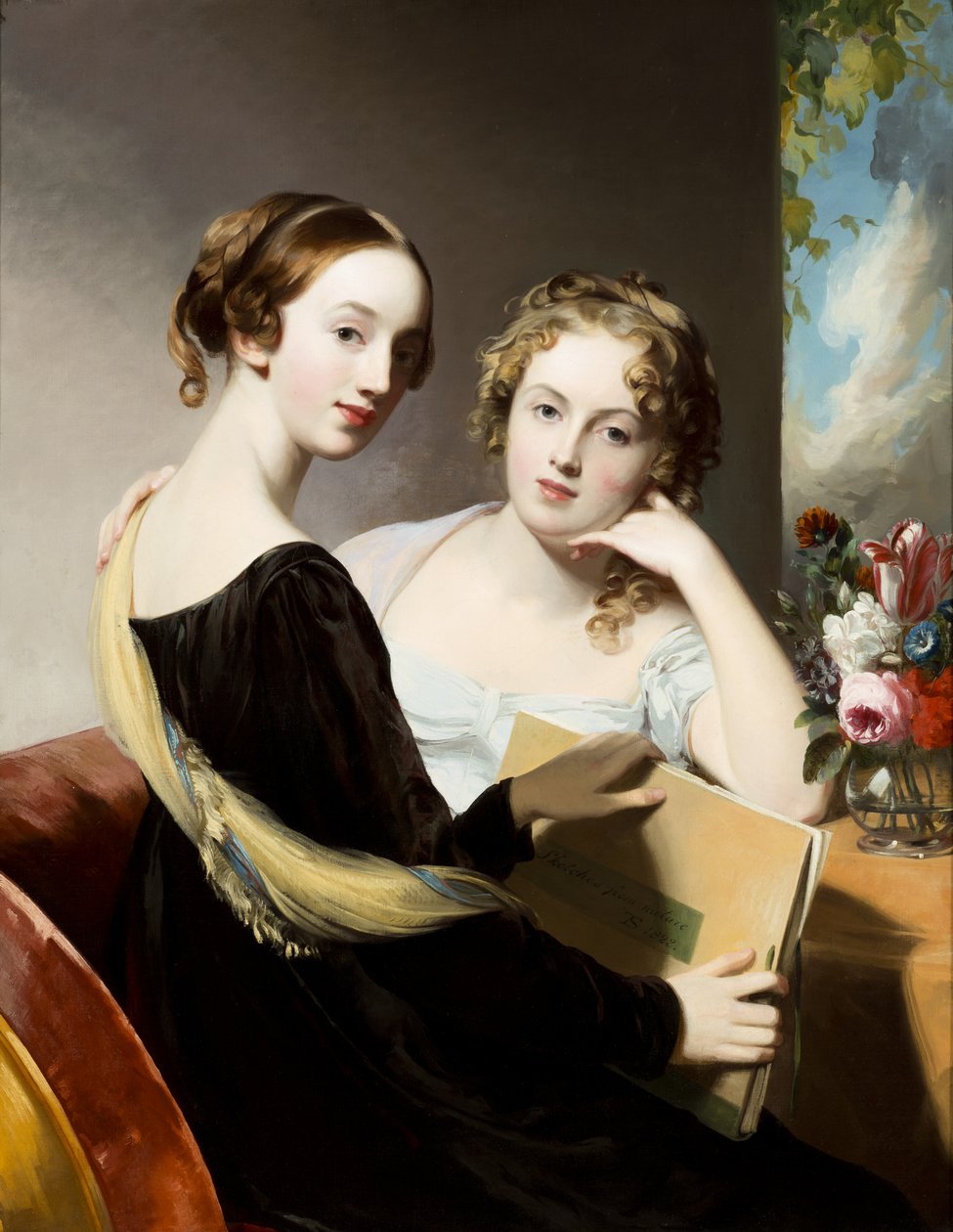 Portrett av frøkenene Mary og Emily McEuen av Thomas Sully