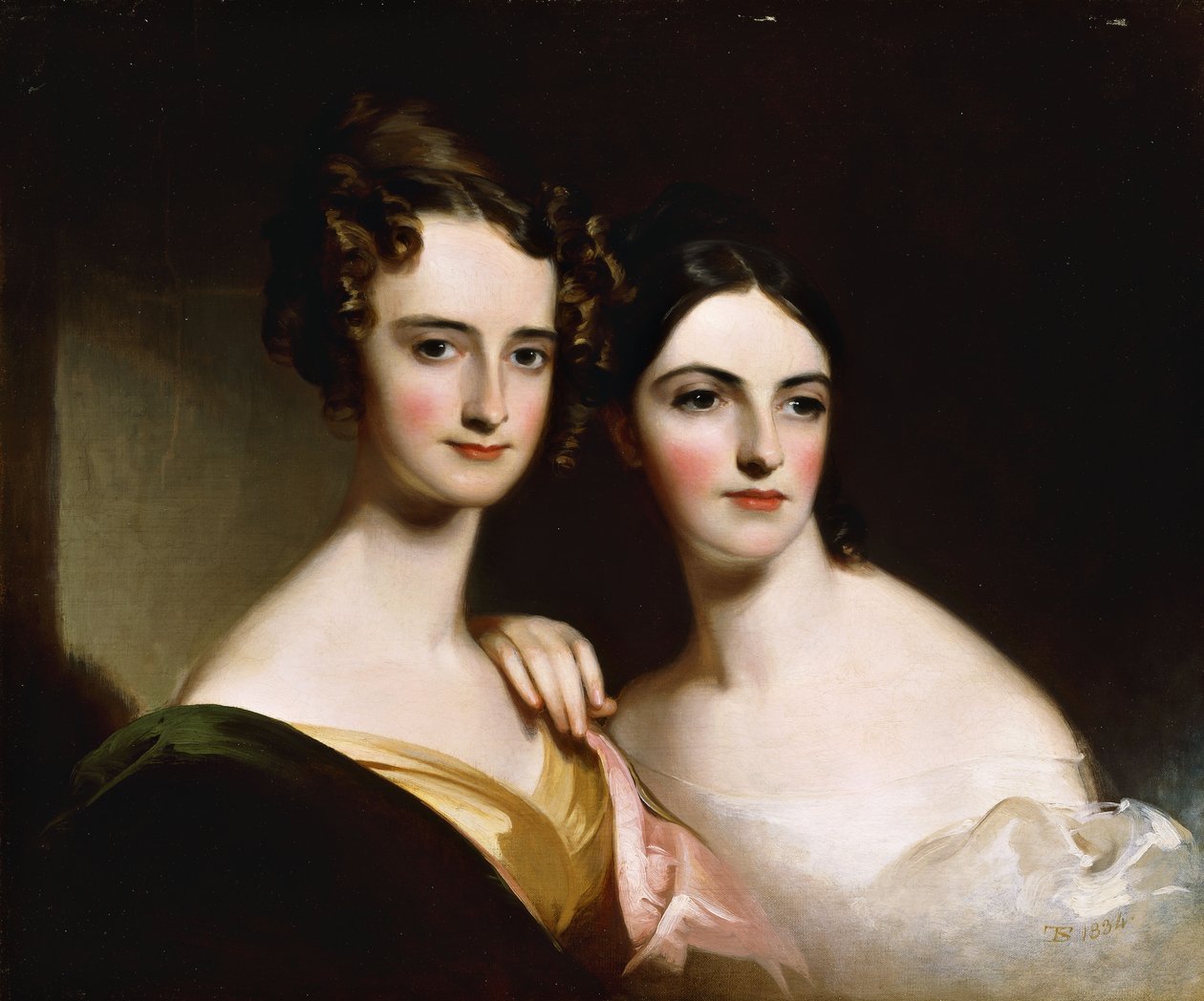 Mc Ilvaine Sisters, 1834 av Thomas Sully