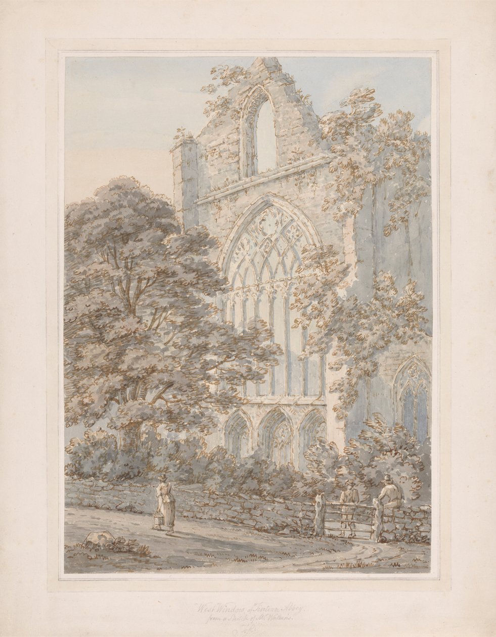 Vestvinduet til Tintern Abbey av Thomas Sunderland