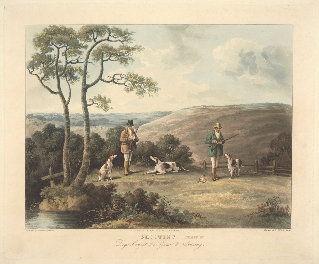 Et sett med fire - Shooting: Plate III. Hunder brakte berømmelsen og omlasting av Thomas Sutherland