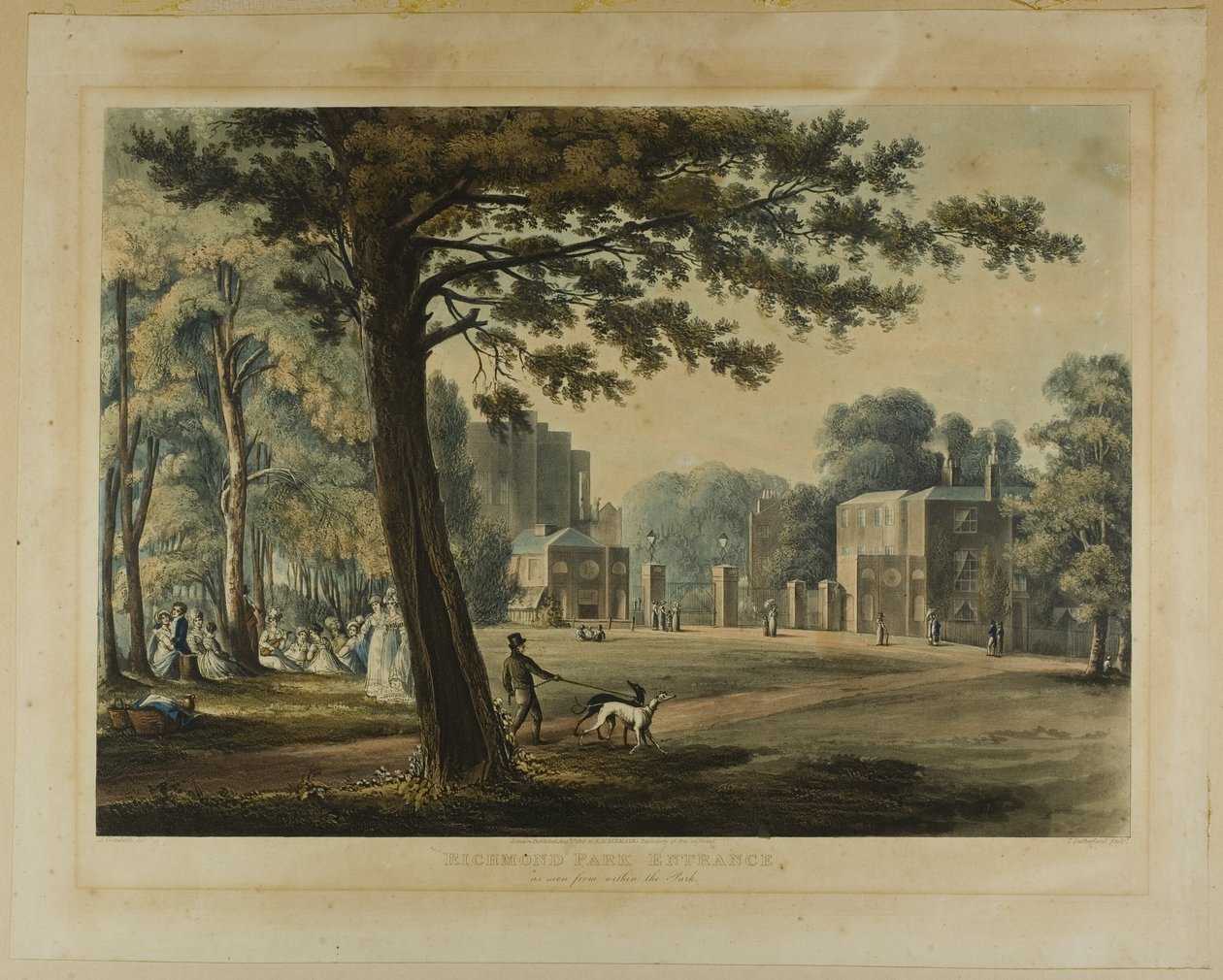 Richmond Park-inngang av Thomas Sutherland