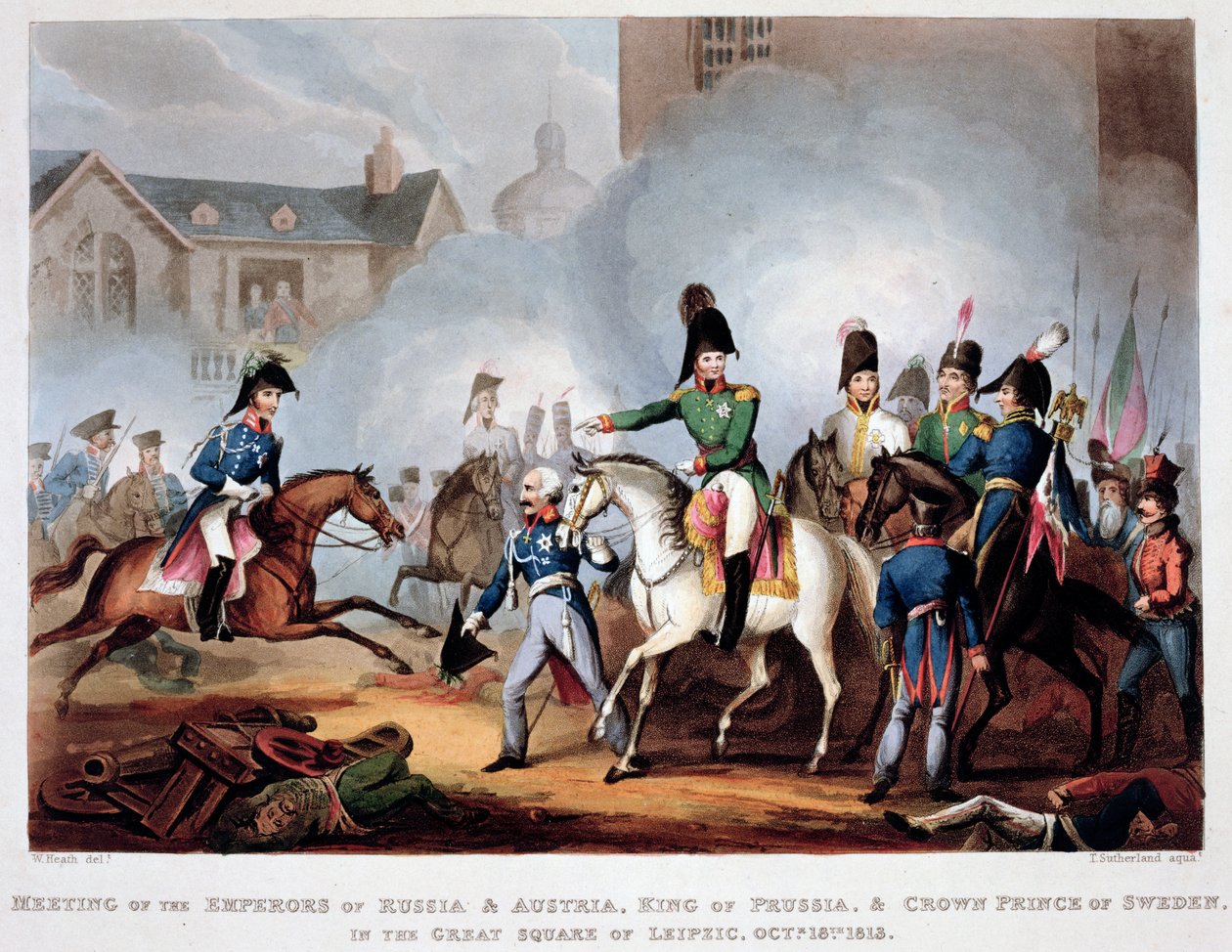 De allierte befalene i Leipzig, 1813-1815 av Thomas Sutherland