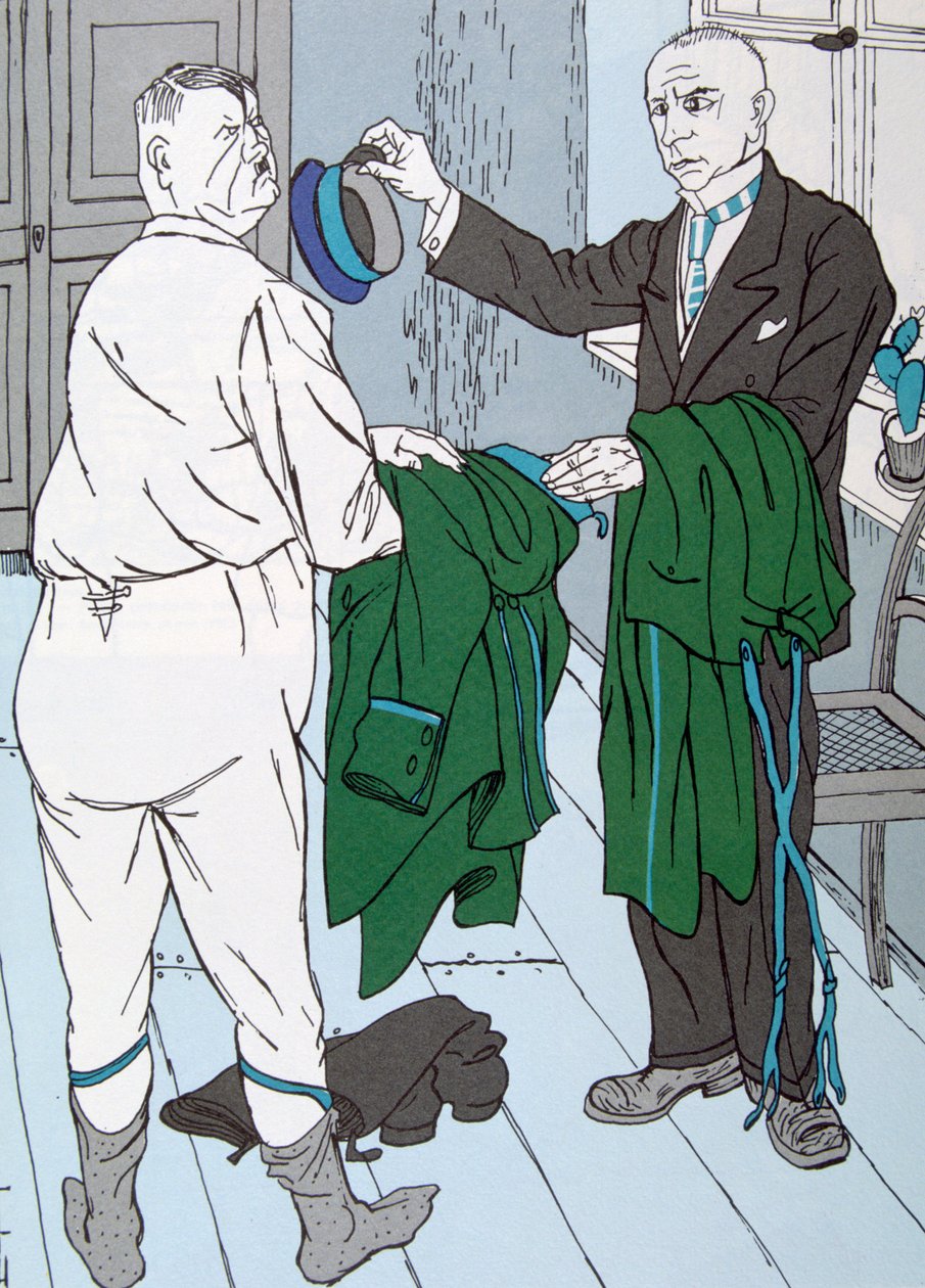 Karikatur av Adolf Hitler, 1924. av Thomas Theodor Heine