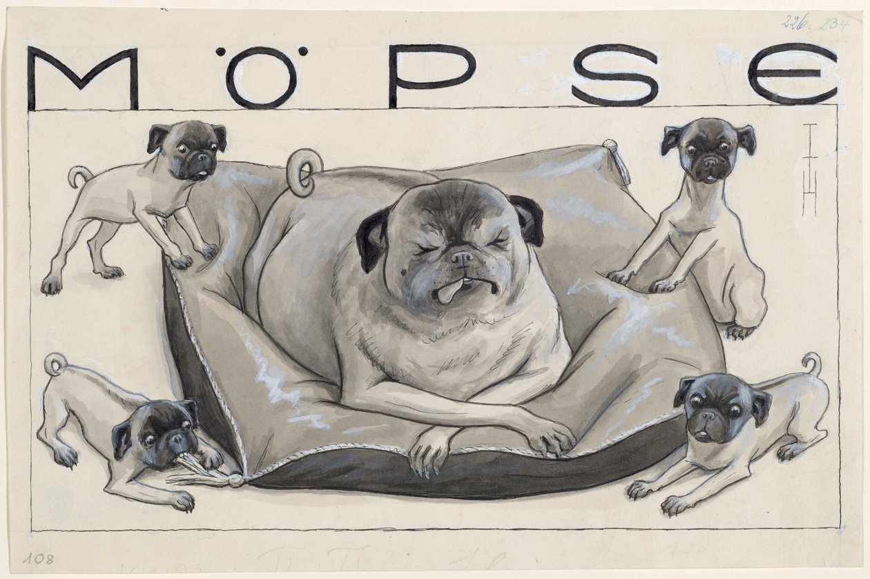 mops av Thomas Theodor Heine