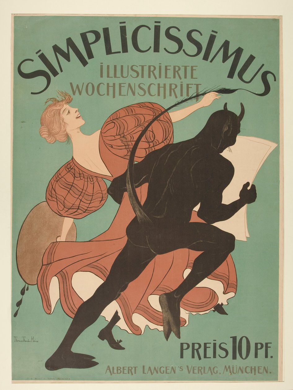 Simplicissimus, Illustrert ukeblad av Thomas Theodor Heine