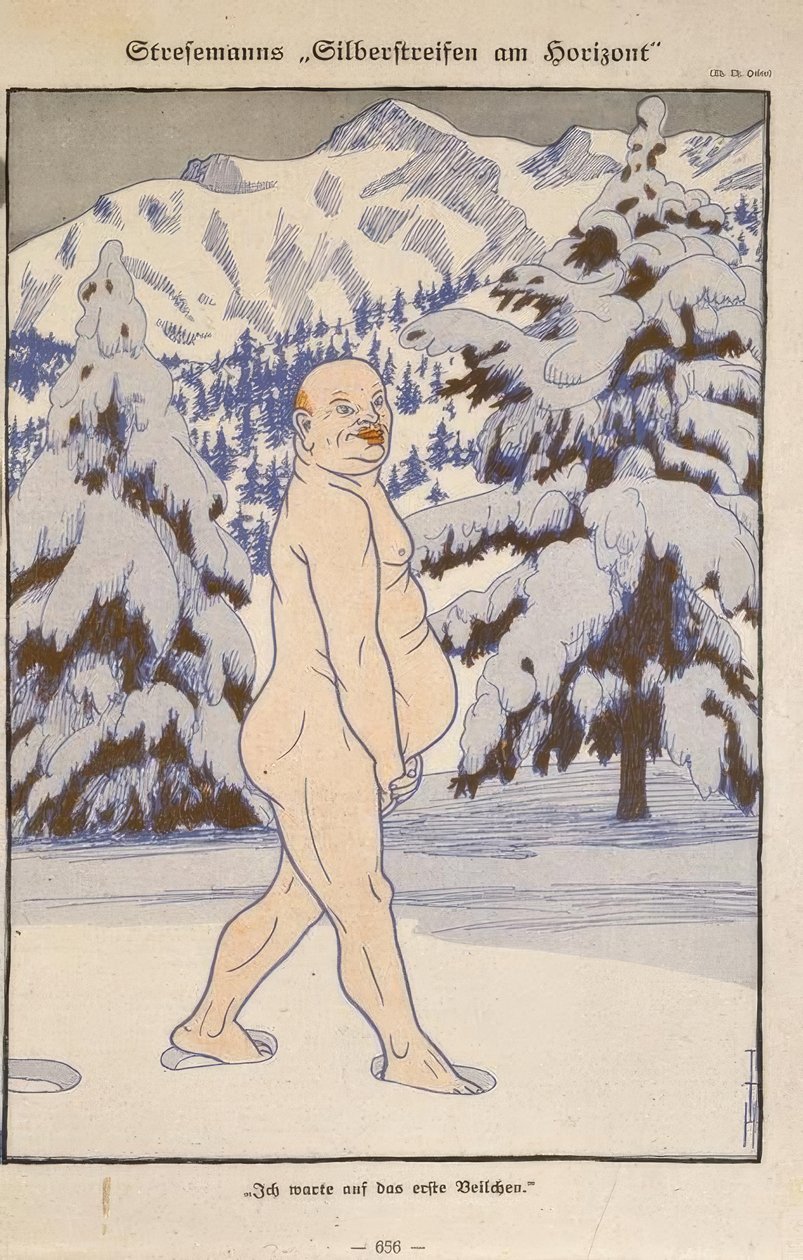 Stresemanns sølvkant i horisonten. / Jeg venter på den første fiolen av Thomas Theodor Heine