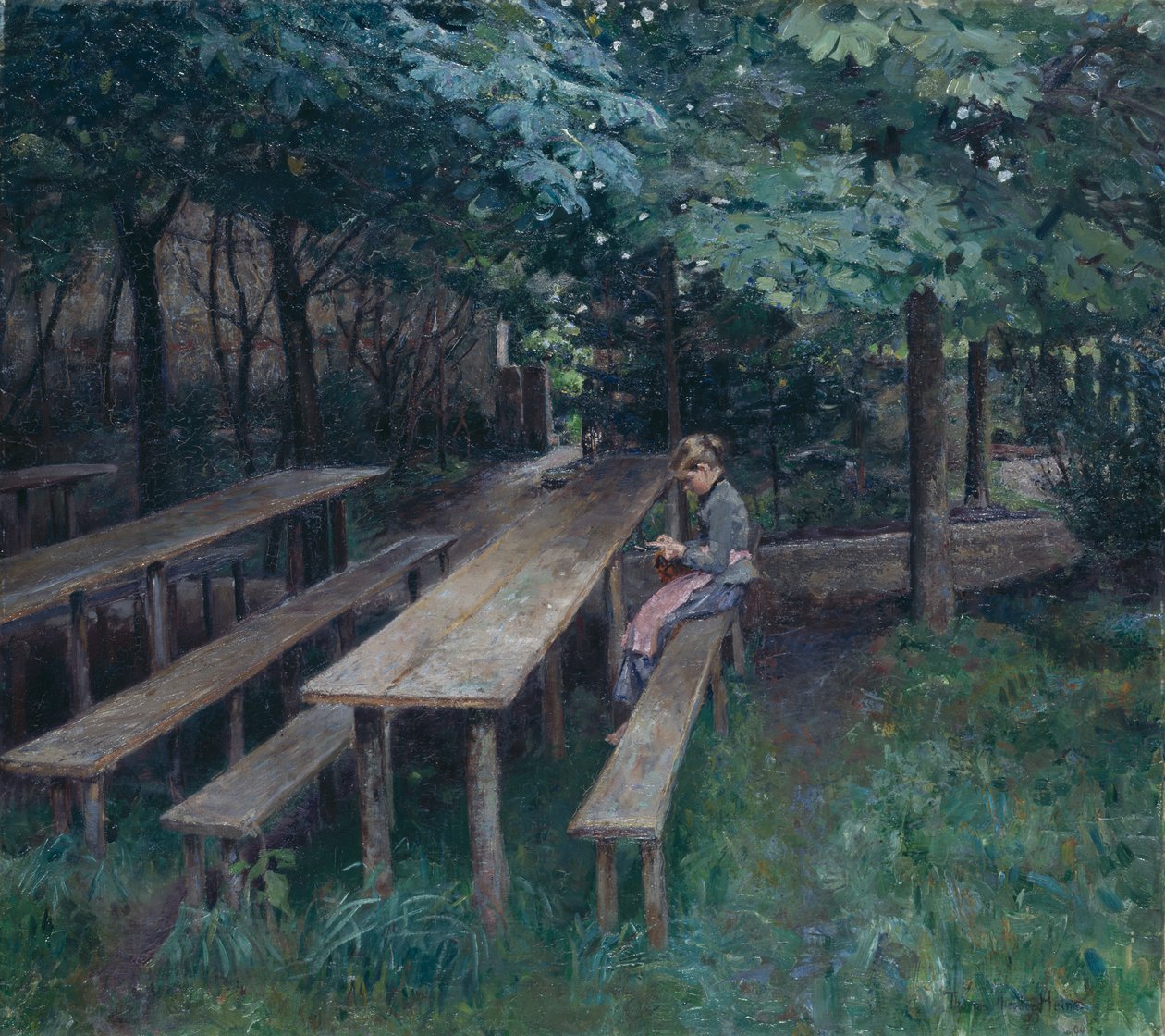 Ølhage i Dachau av Thomas Theodor Heine