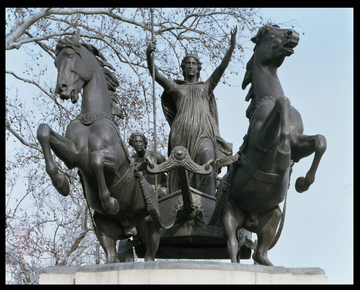 Boadicea, 1850-tallet (bronse) (se også 33580) av Thomas Thornycroft
