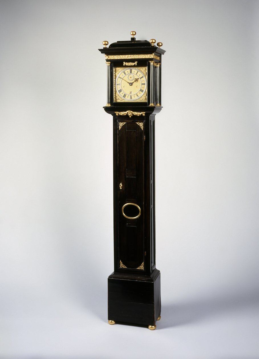Charles II Roman slående månedsgående klokke av Thomas Tompion