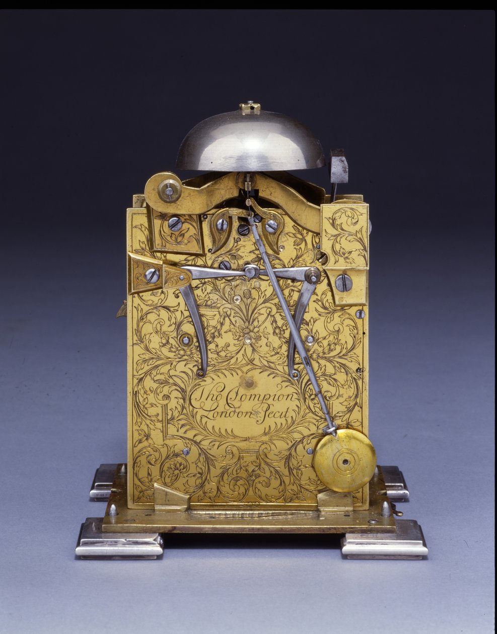 Miniatyr slående brakett ur, nr.222, ca.1695 av Thomas Tompion