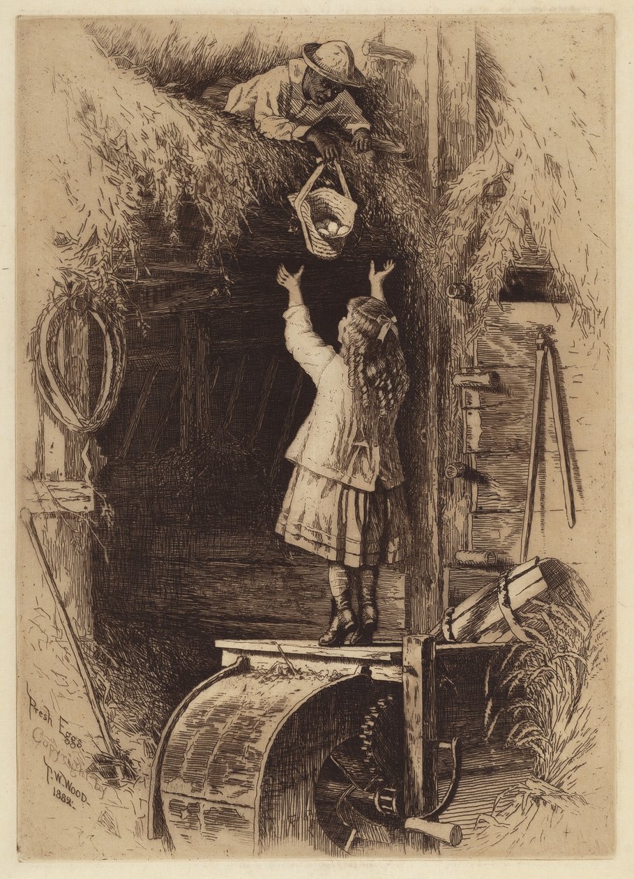 Ferske egg av Thomas Waterman Wood