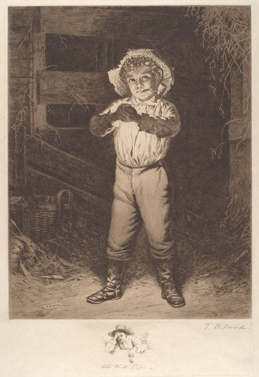 Hans første rør av Thomas Waterman Wood