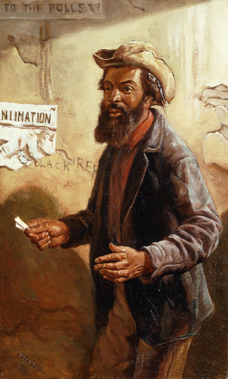 Hans første stemme, 1868, 1868 av Thomas Waterman Wood