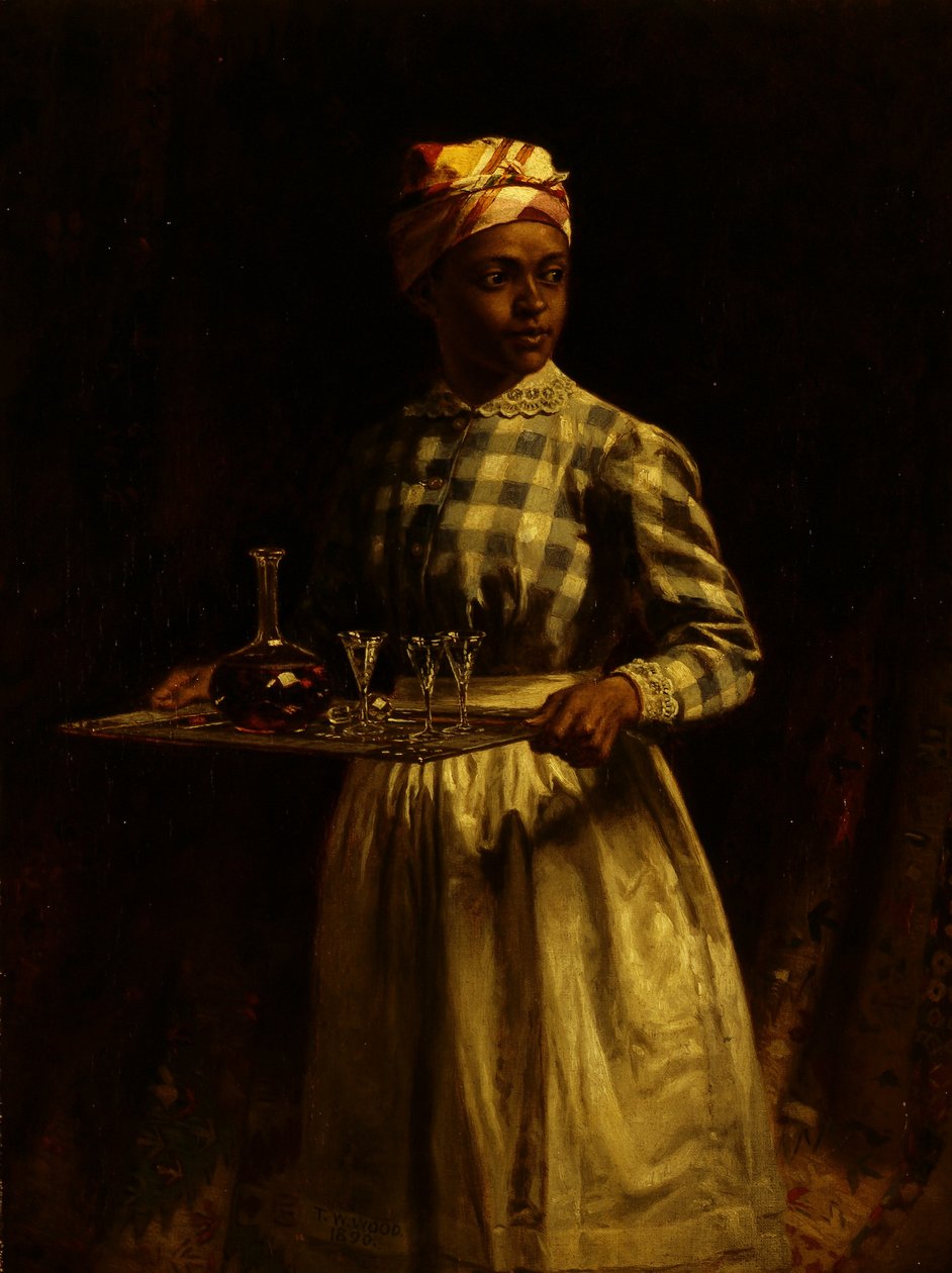 Tjenestepike, 1890 av Thomas Waterman Wood