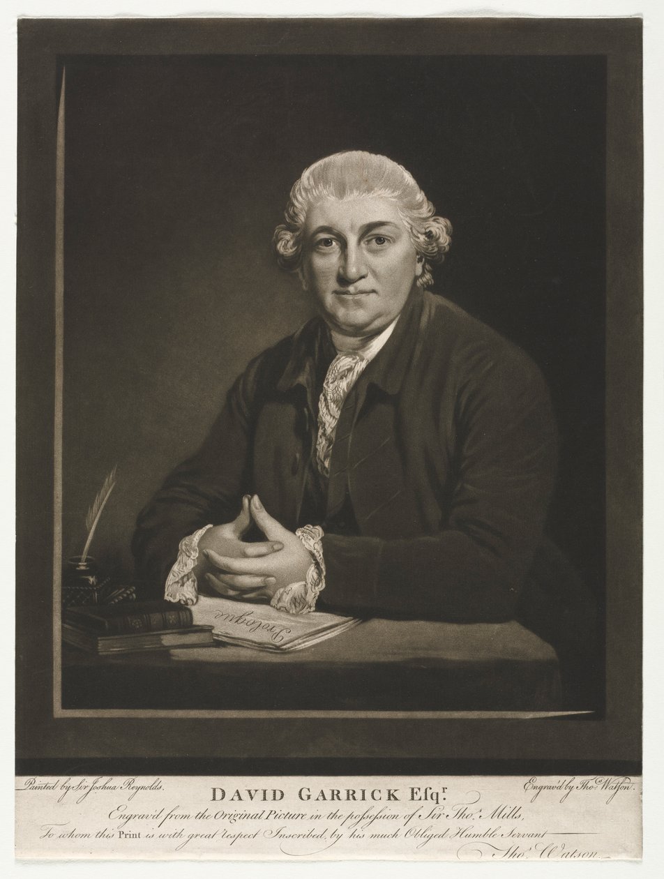 David Garrick, 1779. av Thomas Watson