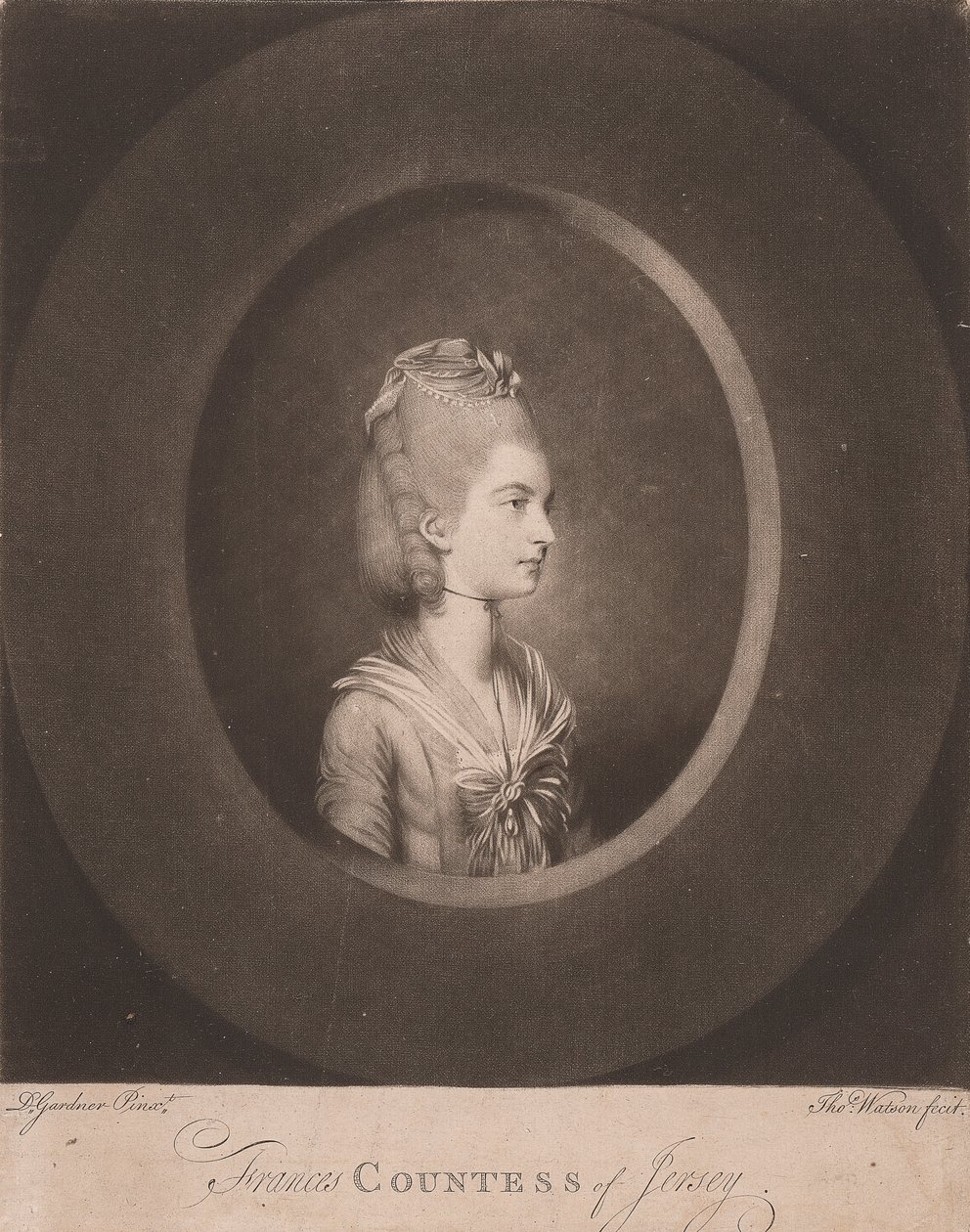 Frances grevinne av Jersey av Thomas Watson