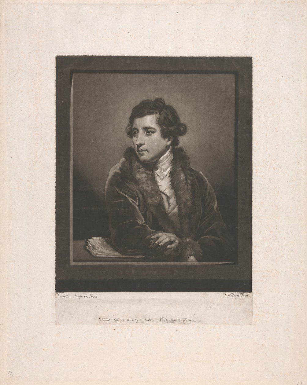 Francis Bartolozzi, RA av Thomas Watson
