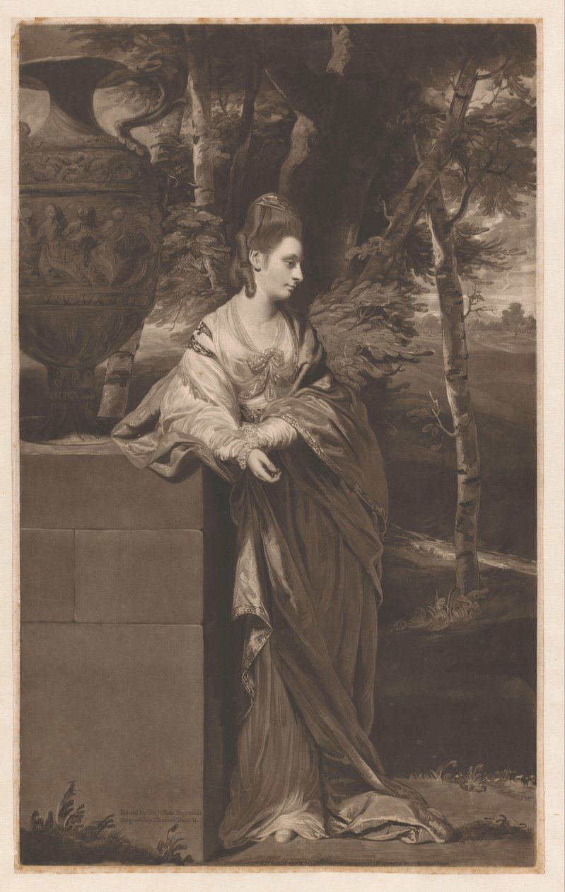 Portrett av Theresa Parker av Thomas Watson