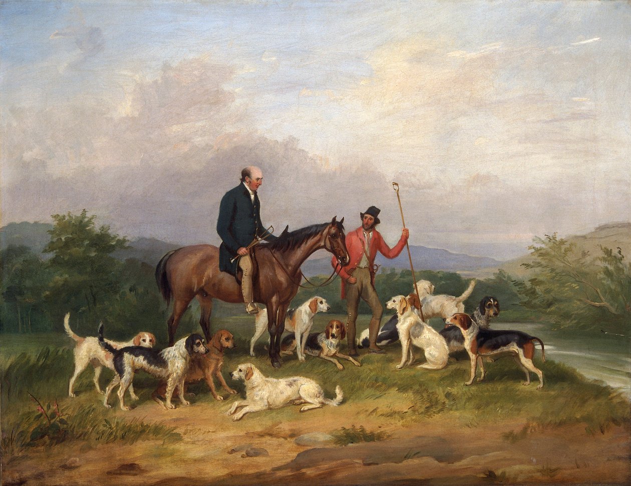 'John Lloyd 1771-1829 og George Thomas av Llandyssil',, c1817 av Thomas Weaver