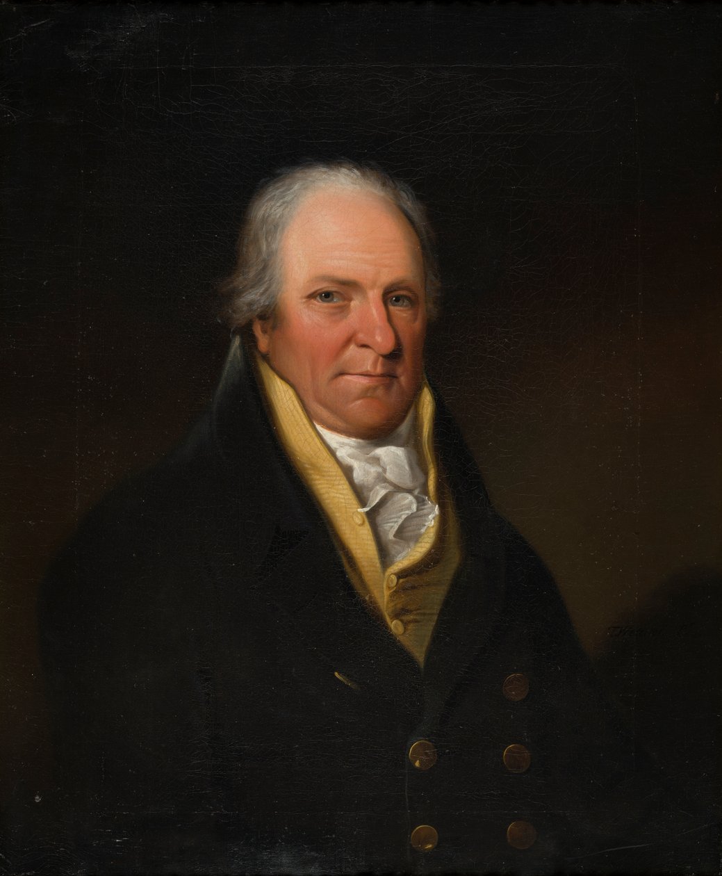 Portrett av Mr Henry Bowman, ca. 1794-1843 (olje på lerret) av Thomas Weaver