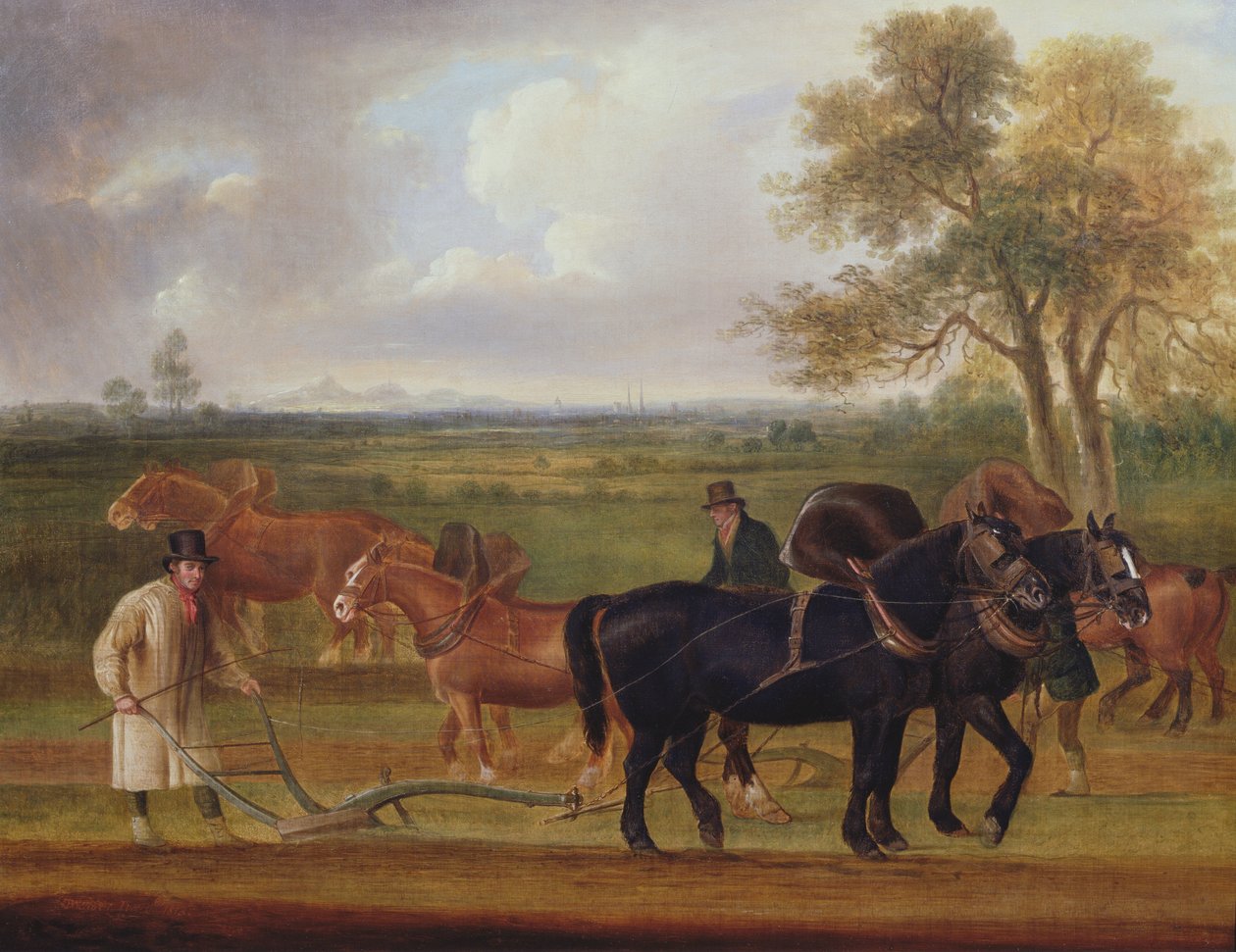 Pløyekampen, 1813 av Thomas Weaver