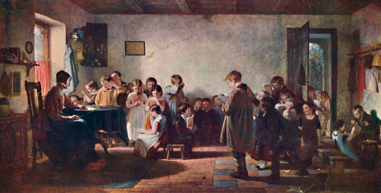 A Dames School, 1845, 1904 av Thomas Webster