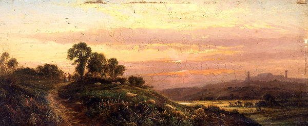 Crystal Palace (olje om bord) av Thomas Whittle