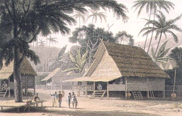 A Malaye Village, plate 16 fra 