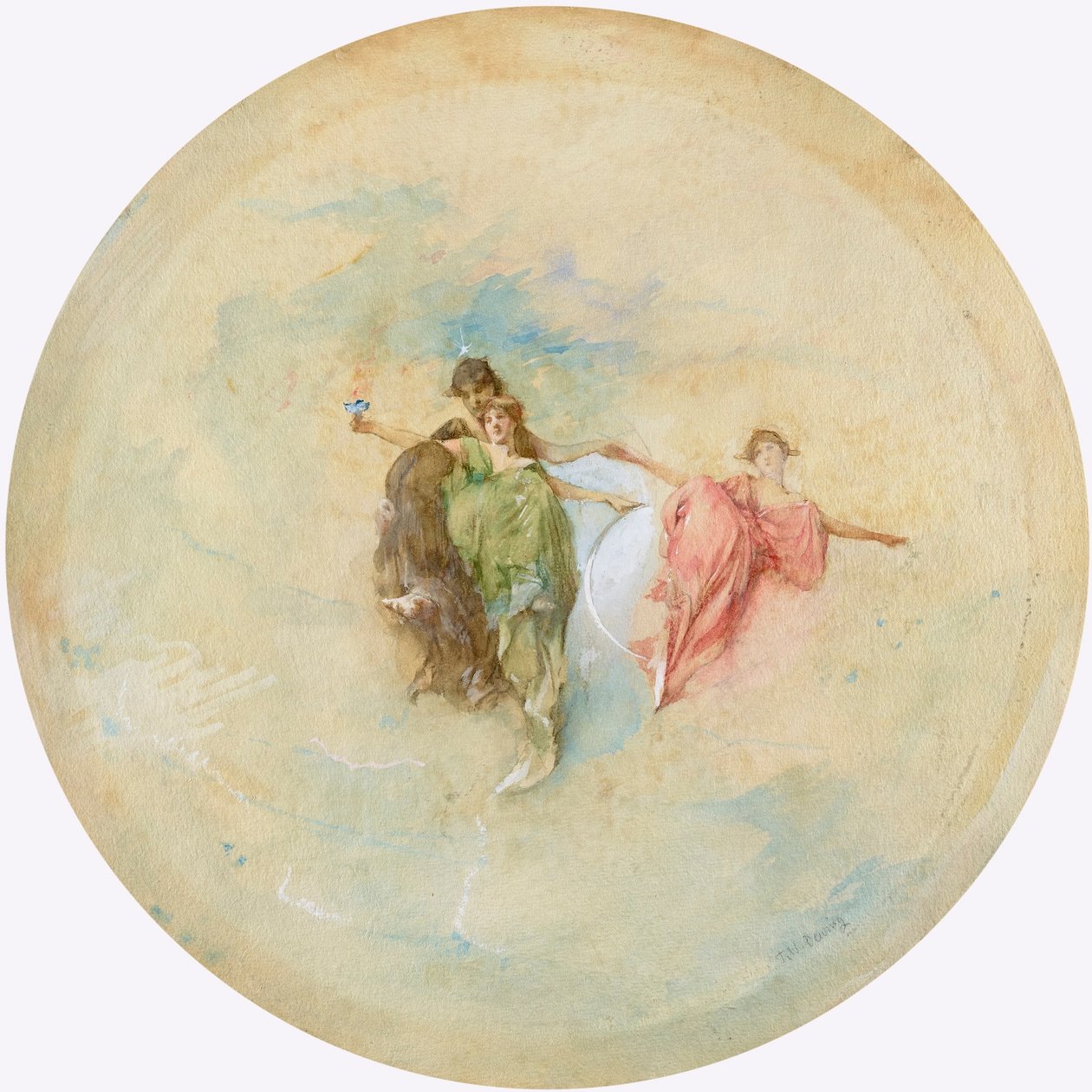 Daggry av Thomas Wilmer Dewing
