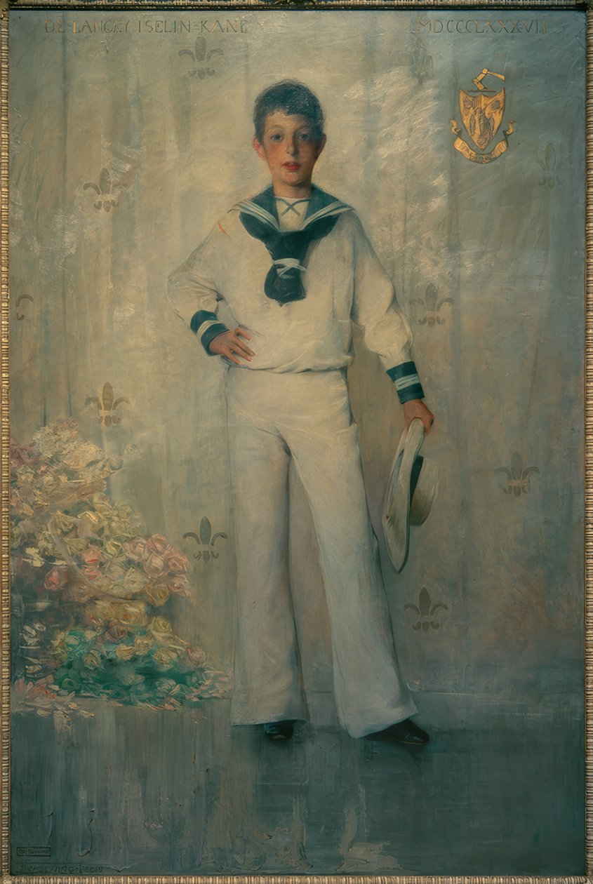 DeLancey Iselin Kane av Thomas Wilmer Dewing