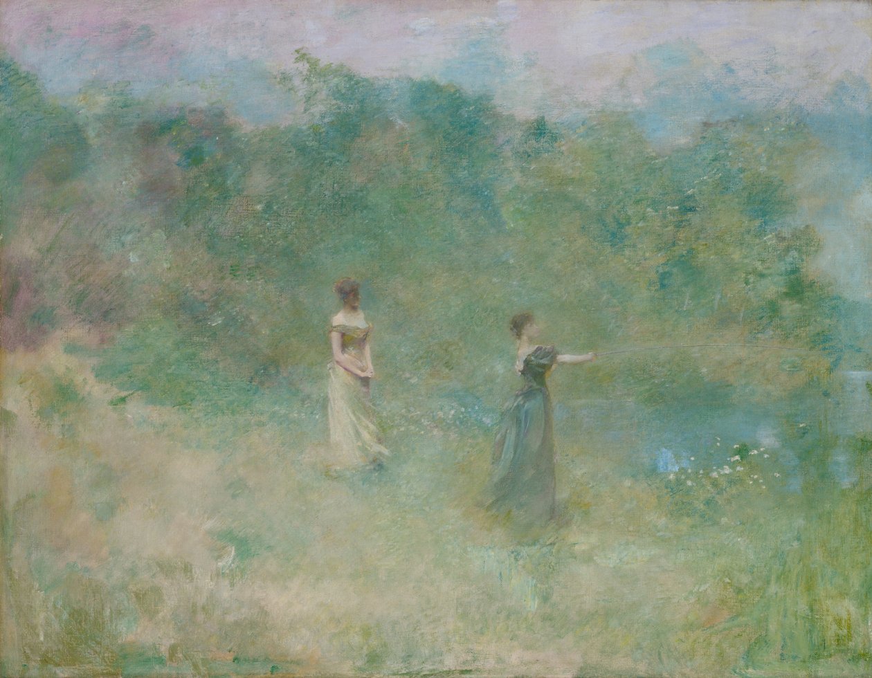 Sommer, ca. 1890 (olje på lerret) av Thomas Wilmer Dewing