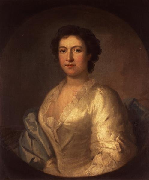 Portrett av sangeren Susannah Maria Cibber av Thomas Wollaston