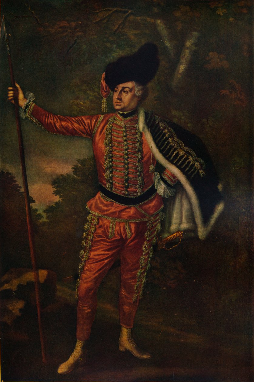 David Garrick som Tancred, 1938 av Thomas Worlidge