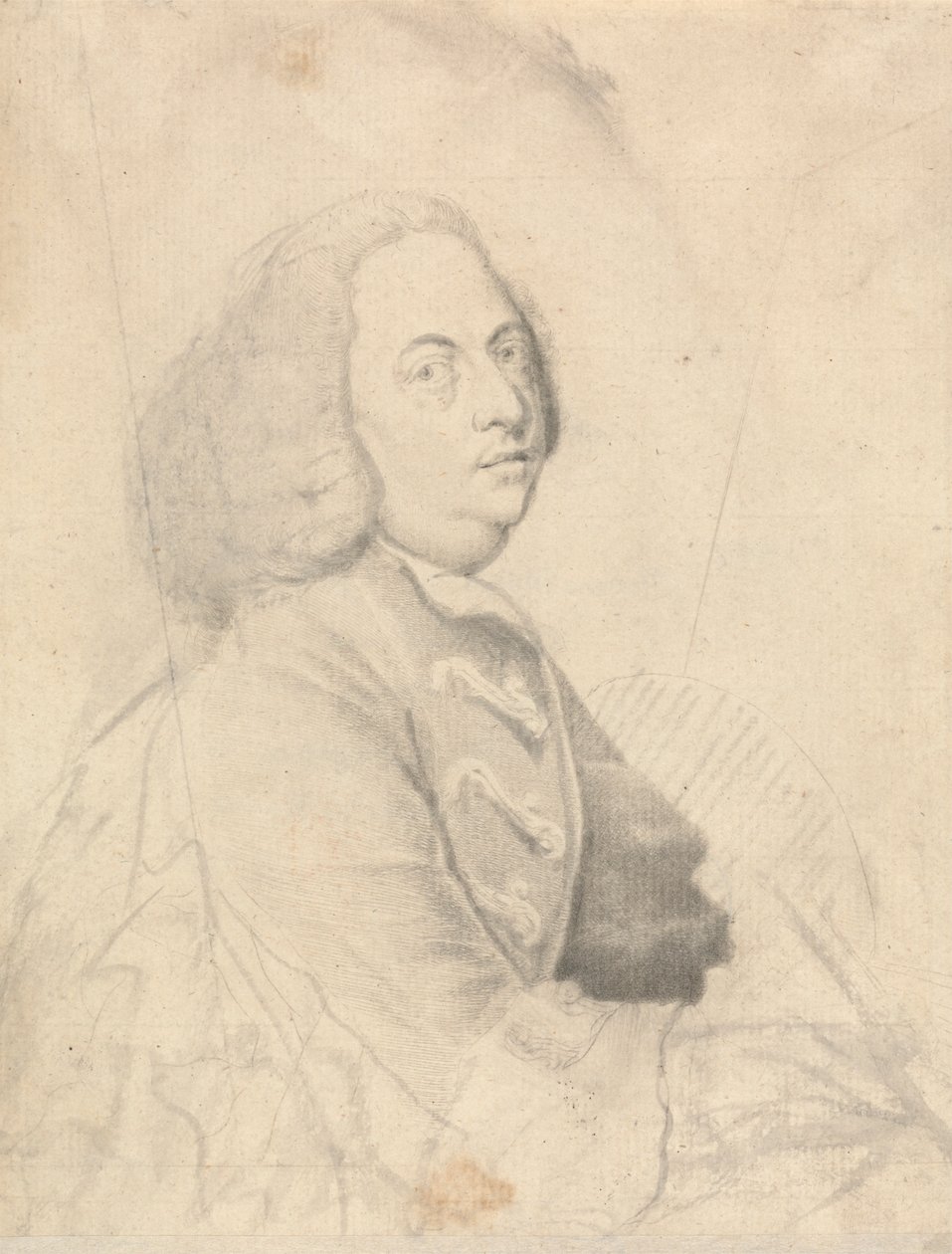 Selvportrett av Thomas Worlidge