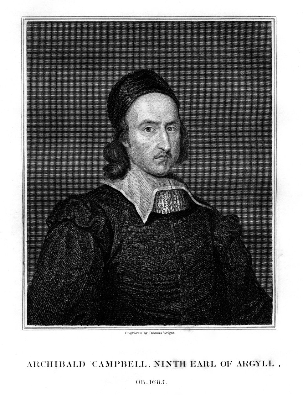 Archibald Campbell, 9. jarl av Argyll, statsmann, 1828. av Thomas Wright