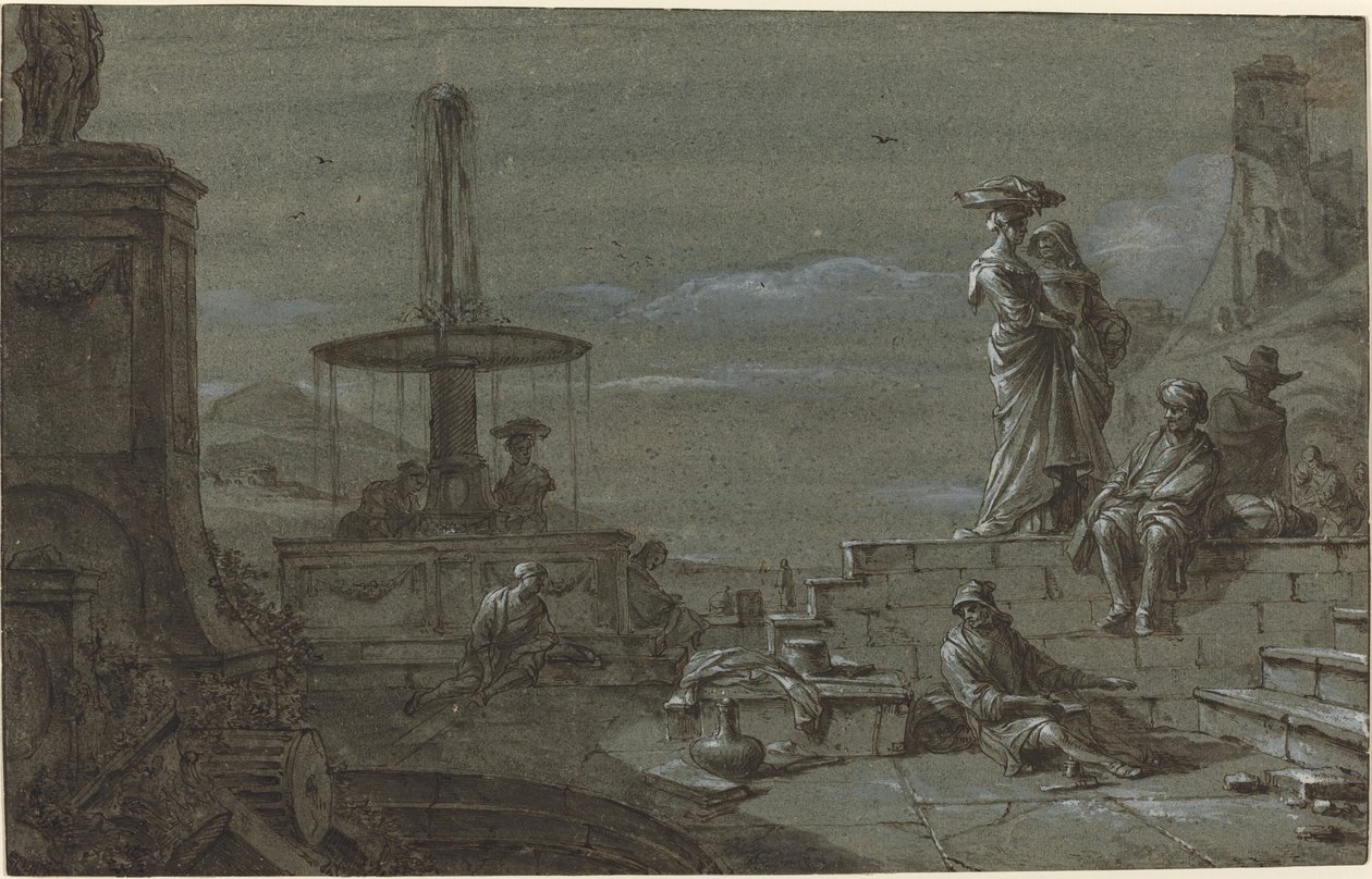 Piazza av Moonlight av Thomas Wyck