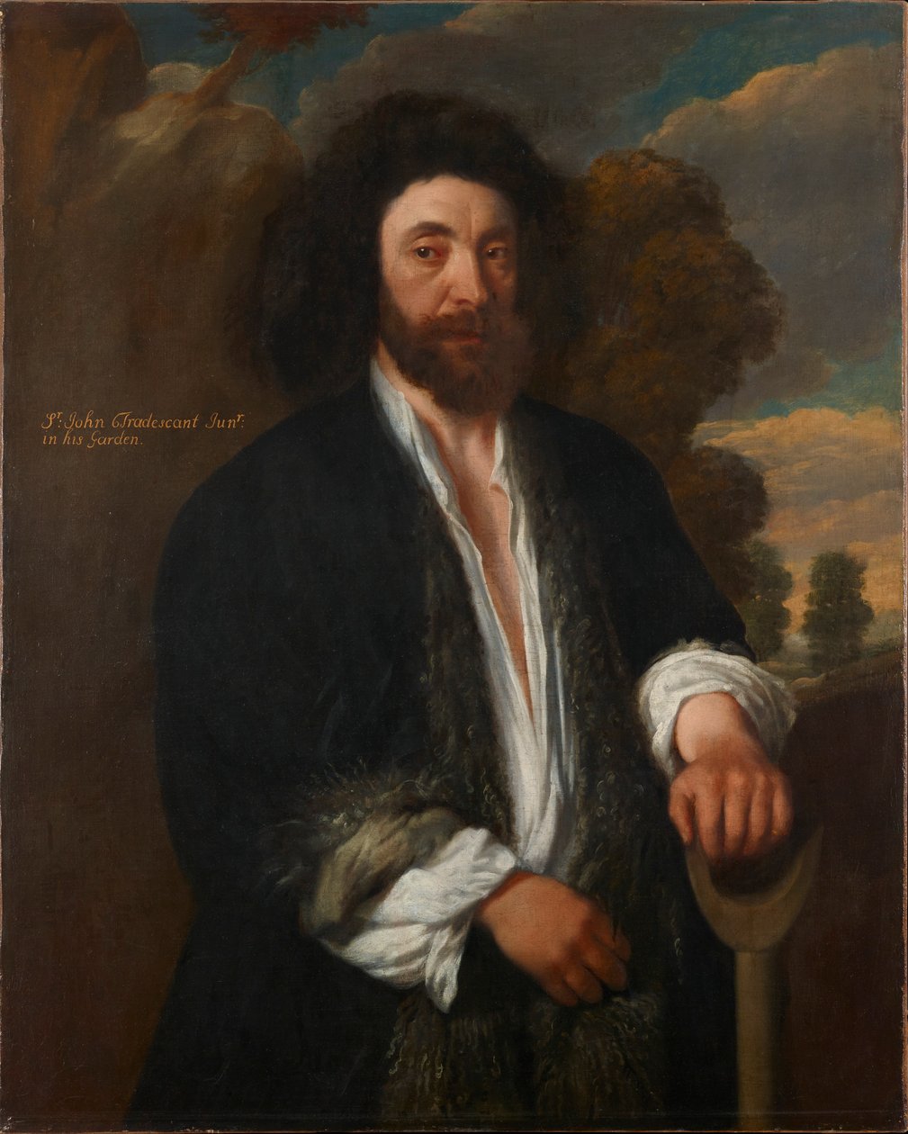 John Tradescant den yngre som gartner, 1600-tallet av Thomas de Critz