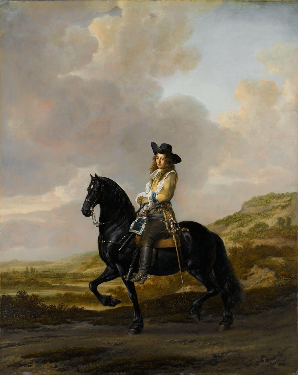 Pieter Schout til hest Portrett av Pieter Schout (1640-69) av Thomas de Keyser