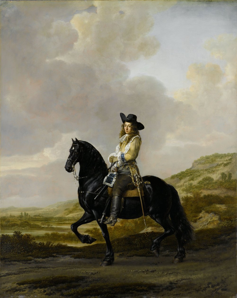 Pieter Schout på hesteryggen, 1660 (olje på kobber) av Thomas de Keyser