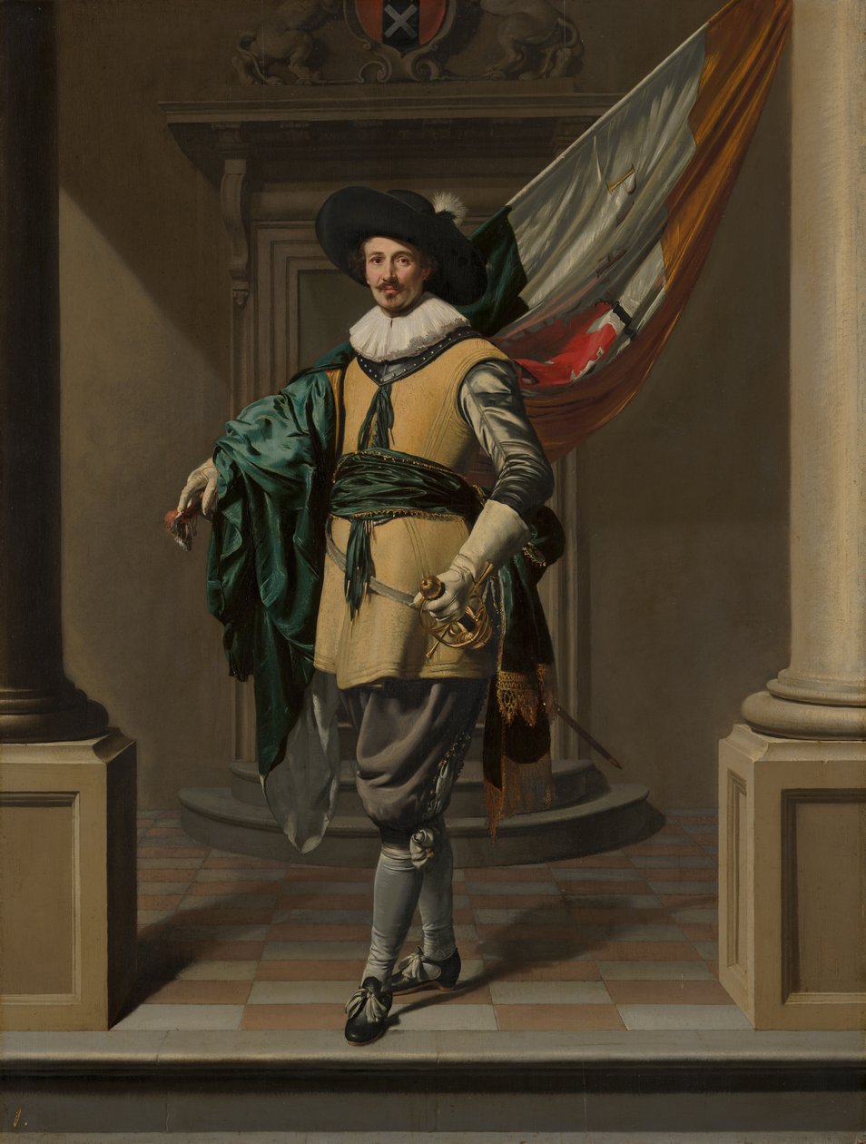 Portrett av Loef Vredericx som fenrik av Thomas de Keyser