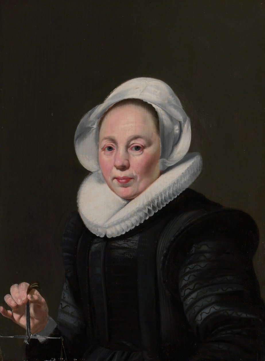 Portrett av en kvinne med balanse, ca. 1625-26. av Thomas de Keyser