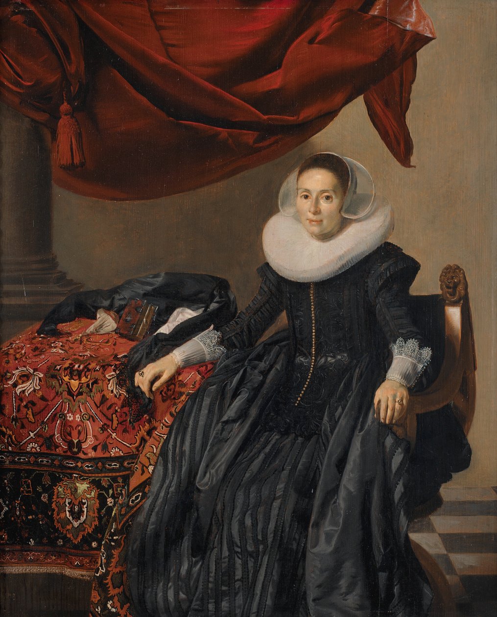 Portrett av en ung kvinne av Thomas de Keyser