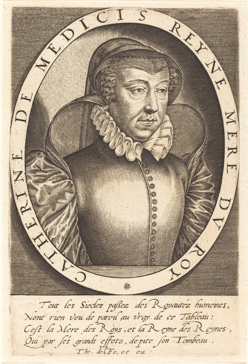Catherine de Medici, dronning av Frankrike av Thomas de Leu