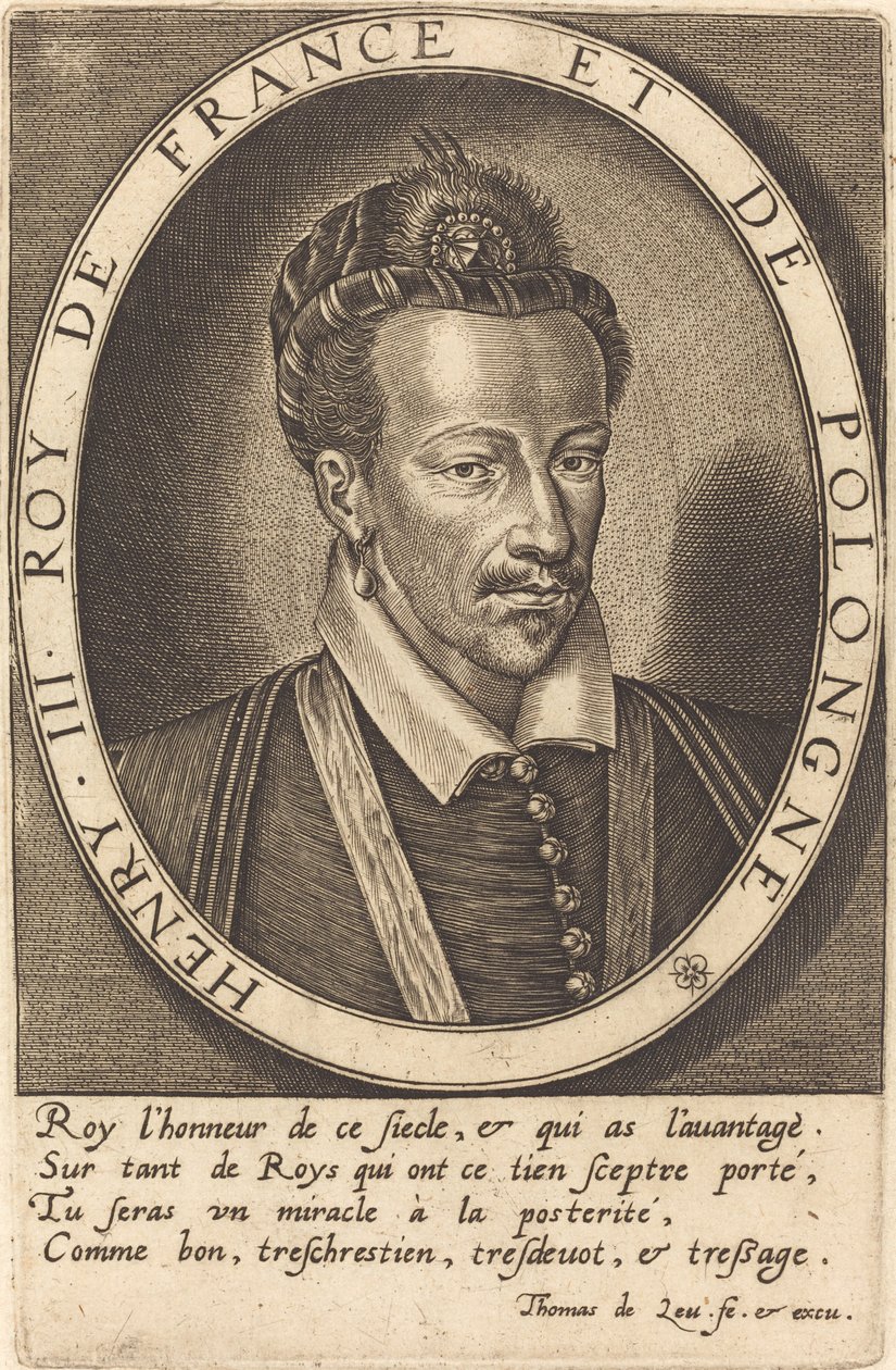 Henri III, konge av Frankrike av Thomas de Leu