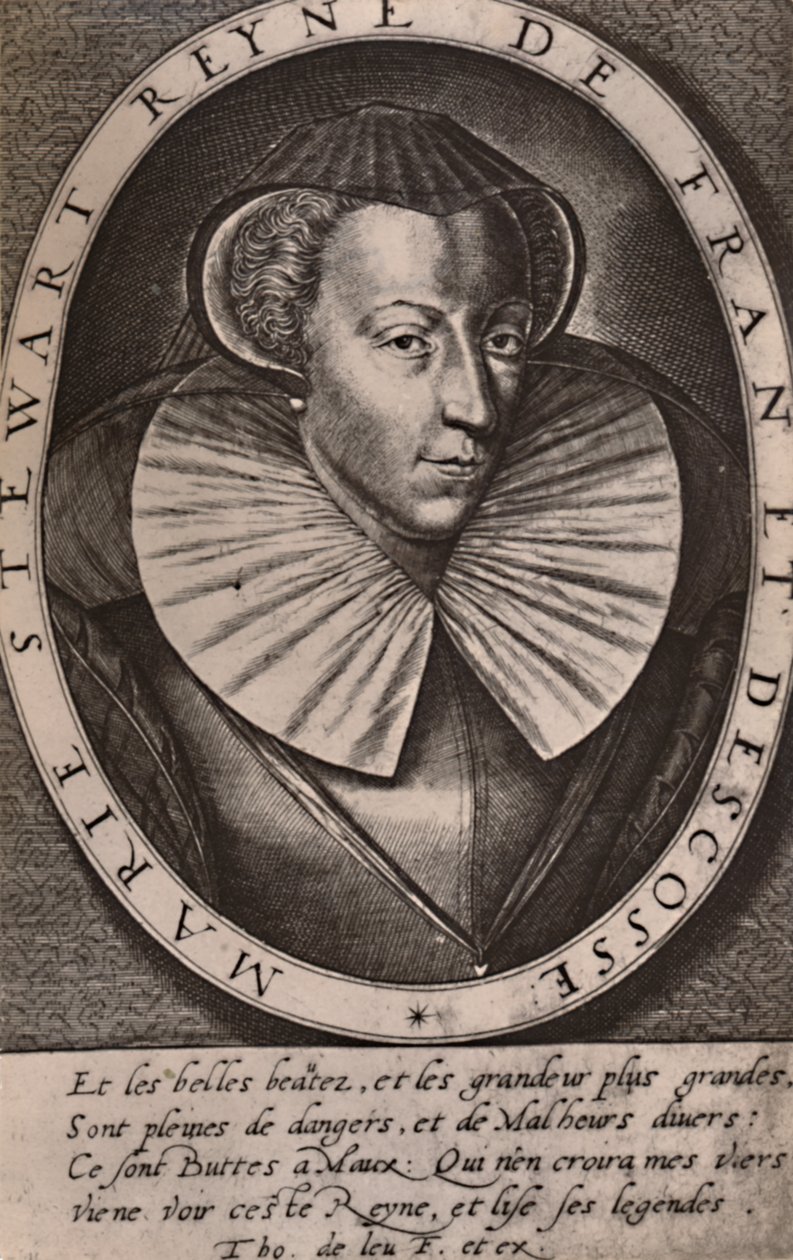 Mary, Queen of Scots, sent på 1500-tallet 1894 av Thomas de Leu