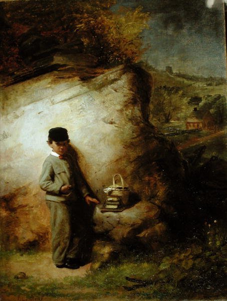 The Truant (olje på lerret) av Thomas Le Clear
